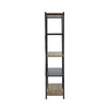 Wooden Bookshelf Bookcase Industrial Style Shelves 5 Tier Display Rack Organiser