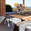 Portable Folding Work Bench Sawhorse Adjustable Wood Processing Worktable 150KG