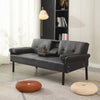 Panana Fabric Sofa Bed Sofabed with Drink Holders Recliner Free Bolster Cushions