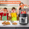 Air Fryer 6.5L 1700W LED Display Touch Oil Free Timer Cooking Kitchen Oven