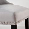 Velvet Dining Chair with Door Knocker Ring Windsor Dressing Room Chair 1/2/4/6
