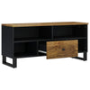 CIADAZ TV Cabinet 100x33x46 Solid Wood &Engineered Wood, Tv Unit, Tv Stand Y0B0