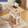 Adjustable Height Overbed Chair Dining Tray Table Mobility Aid Disability Desk