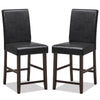 2X Modern Bar Stool PU Upholstered Counter Bar Chairs Dining Chairs w/Footrest