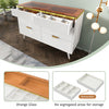 Chest of Drawers Dresser Tall Wide Bedside Table Cabinet Bedroom Furniture White