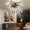 63cm 3 Blades Dimmable Ceiling Fan with Lighting LED Light APP Bluetooth Control