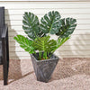 Large 65cm Artificial Cheese Plant InPot Realistic Fake Monstera Tree Home Décor