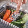 Fridge Organizer Veg Fruit Boxes Drain Basket Kitchen Storage Containers Pantry
