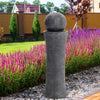 86CM Water Ball LED Water Feature Garden Fountain Electric Pump Outdoor Statues