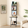 Smilesun Record Player Stand Vinyl Record Storage Turntable Stand for 200 Albums