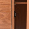 Wooden Sideboard Buffet Storage Cabinet Cupboard with 2 Rattan Doors & 3 Drawers