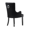 Velvet Pull Door Knocker Studded Dining Kitchen Accent Chairs Luxury Windsor