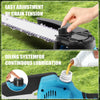 2 IN 1 Cordless Pole Chainsaw Long Reach Cutter Pruner Saw 2Batteries Charger UK