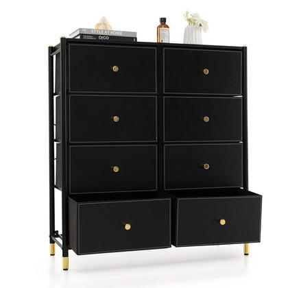8-Drawer Dresser Tower Fabric Modern Dresser Chest of Drawers Storage Organizer