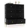 8-Drawer Dresser Tower Fabric Modern Dresser Chest of Drawers Storage Organizer