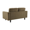 Dusk Sloane Olive Velvet 2 Seater Sofa RRP £636