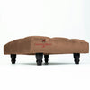 Square Coffee Table Chesterfield Upholstered Footstool Pouffe Foot Stool Seat