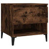 Side Table Smoked Oak 50x46x50 cm Engineered Wood NEW