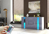 Cabinet Sideboard Living Room Buffet Cupboards 3 Drawer 2 Door with LED Lights