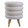 Dressing Table Stool Ottoman Footstool Padded Cushion Rest Seat Footstool Pouffe