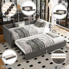 Daybed with Trundle Single Guest Bed Pull out Bed for Living Room and Bedroom