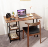 Oak & Tea Desk Practical Computer Desk, Laptop Desk 120x60x75cm 40-3-541
