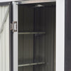 Garden Metal Shed Small House 3ftx5ft Storage House Outdoor Tool Pent Shed Lock