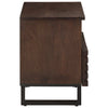 TV Cabinet Brown 70x34x46 Solid Wood Z4A6