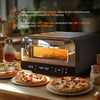 Smilesun Indoor Pizza Oven 12” Electric Pizza Maker 6 Presets & Timer with Kits