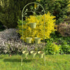 3 Tier Metal Plant Stand Ladder 126cm Flower Pot Display Rack Shelf for Home Use
