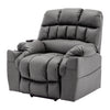 Massage Heat Armchair Single Sofa Electric Riser Lounge Recliner Chair Grey