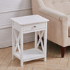 Small Side Table With Storage Bedside Nightstand Tea Sofa End Table Living Room