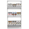 3 Drawer Shoe Cabinet Storage Cupboard Unit Shoe Rack Wooden Stand Organiser
