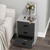 3 Drawer Wooden Bedroom Bedside Cabinet Furniture Storage Nightstand Side Table