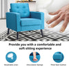 Modern Upholstered Accent Sofa Chair Button Tufted Armchair Leisure Lounge Chair