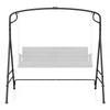 Outdoor Metal Hanging Swing Frame Garden A-Shaped Porch Swing Stand w/Side Bars
