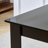 Modern 110/75cm Wooden Dining Table for Dining Room Kitchen for 2-6 People