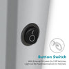 LED Bathroom Mirror Cabinet with Shaver Charging Button Switch Waterproof IP44