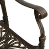 3 Piece Bistro Set Cast Aluminium Bronze