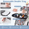 Folding Baby High Chair Convertible High Chair Adjustable Feeding Dining Chair