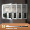 Bathroom Mirror Illuminated With LED Lights Demister Mirror Wall Mounted Touch
