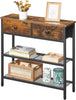 Console Table Hallway Table w/ 2 Non-woven Drawers Sofa Table Side Table