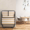 Guest Bed Rollaway Folding Bed with Sturdy Steel Frame & Memory Foam Mattress
