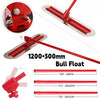 Concrete Bull Float 1200x300mm Full Kit Concrete Tool Trowel Handle & Bracket
