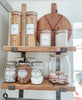 Solid Wood Rustic Shelving, Bookshelf Scaffold Board, industrial with brackets