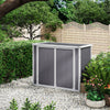 Large Double Wheelie Bin Storage Plastic Cover Garden Rubbish 2 Dustbins Shed