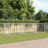 Dog Cage with Doors Grey 10x2x1.5 m Galvanised Steel D3V4