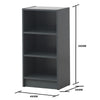 Narrow Small Bookcase Storage Shelf Unit Wood Bookshelf Display 6 Colours