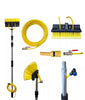 4M Window Cleaning Telescopic Water Hose Fed Pole & Brush