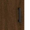 Highboard Brown Oak 34.5x34x180 cm Engineered Wood